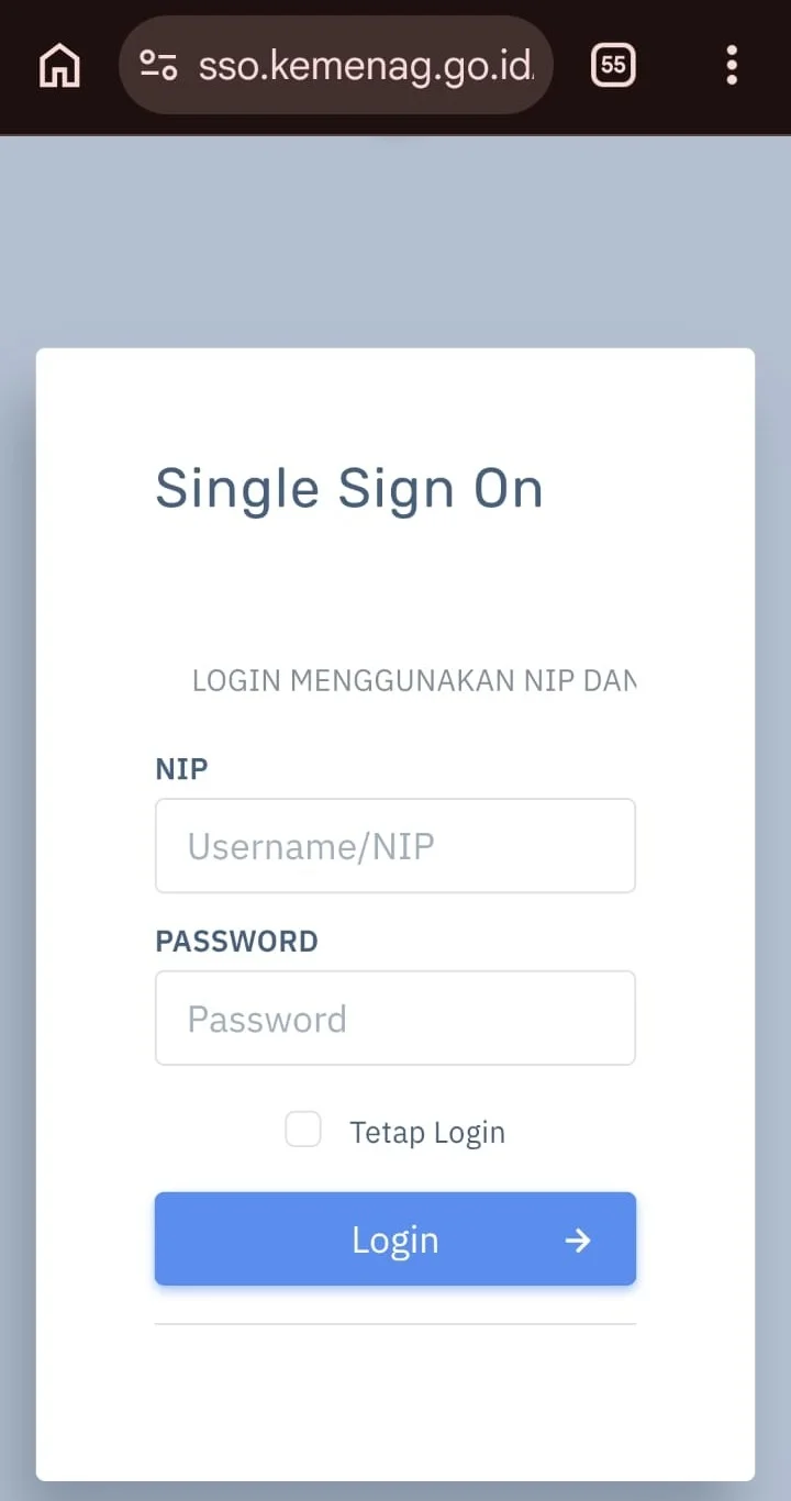 SSO Kemenag