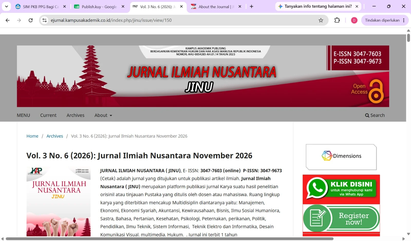 Publikasi Jurnal Nasional